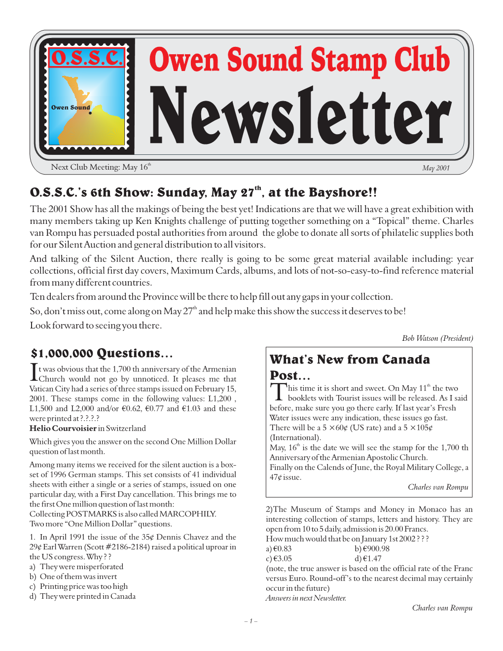 Newsletter 2001-05.Cdr