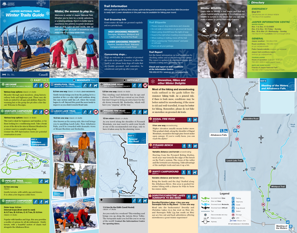 Jasper National Park Winter Trails Guide