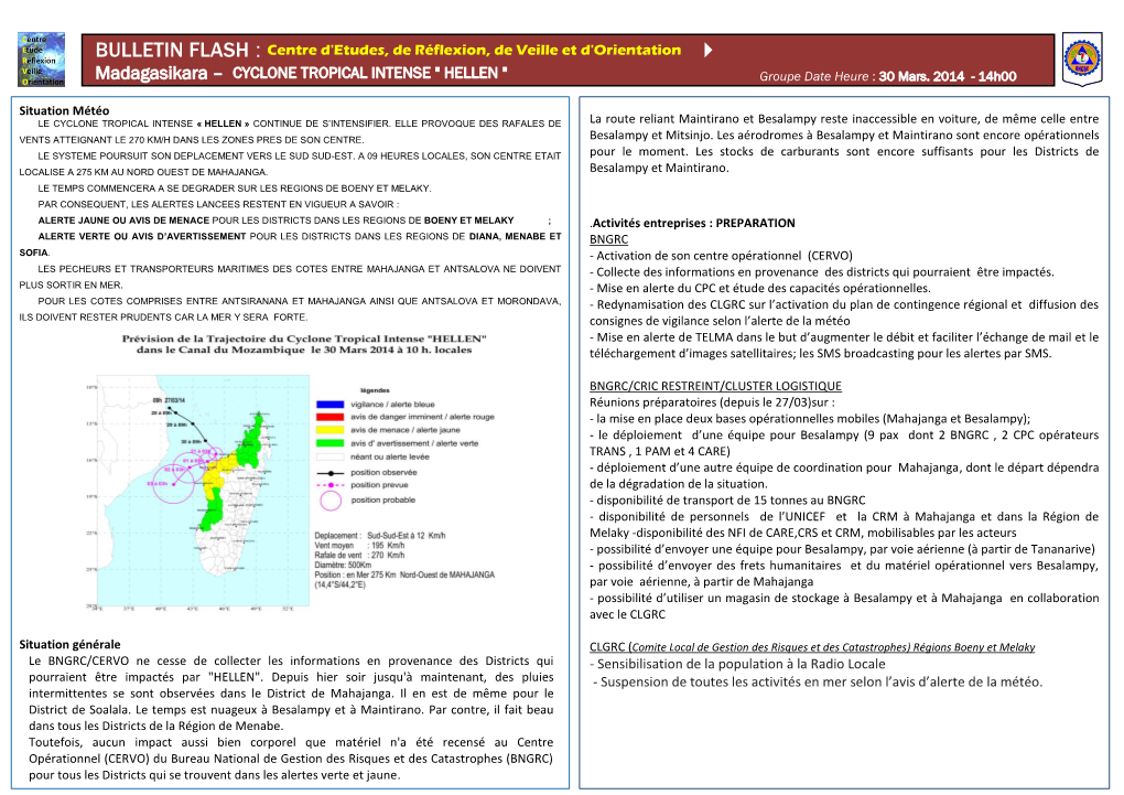 CYCLONE TROPICAL INTENSE 