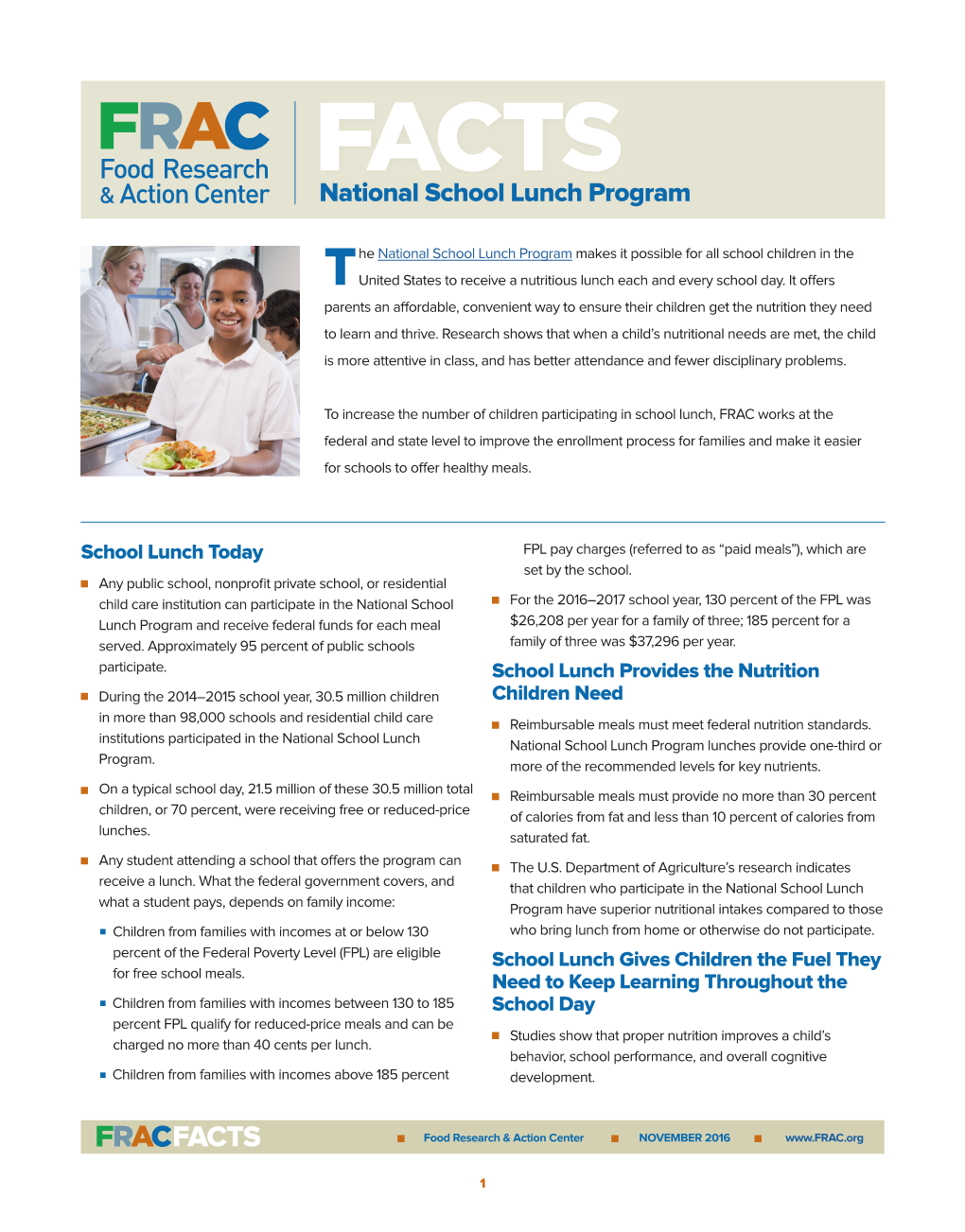 National School Lunch Program