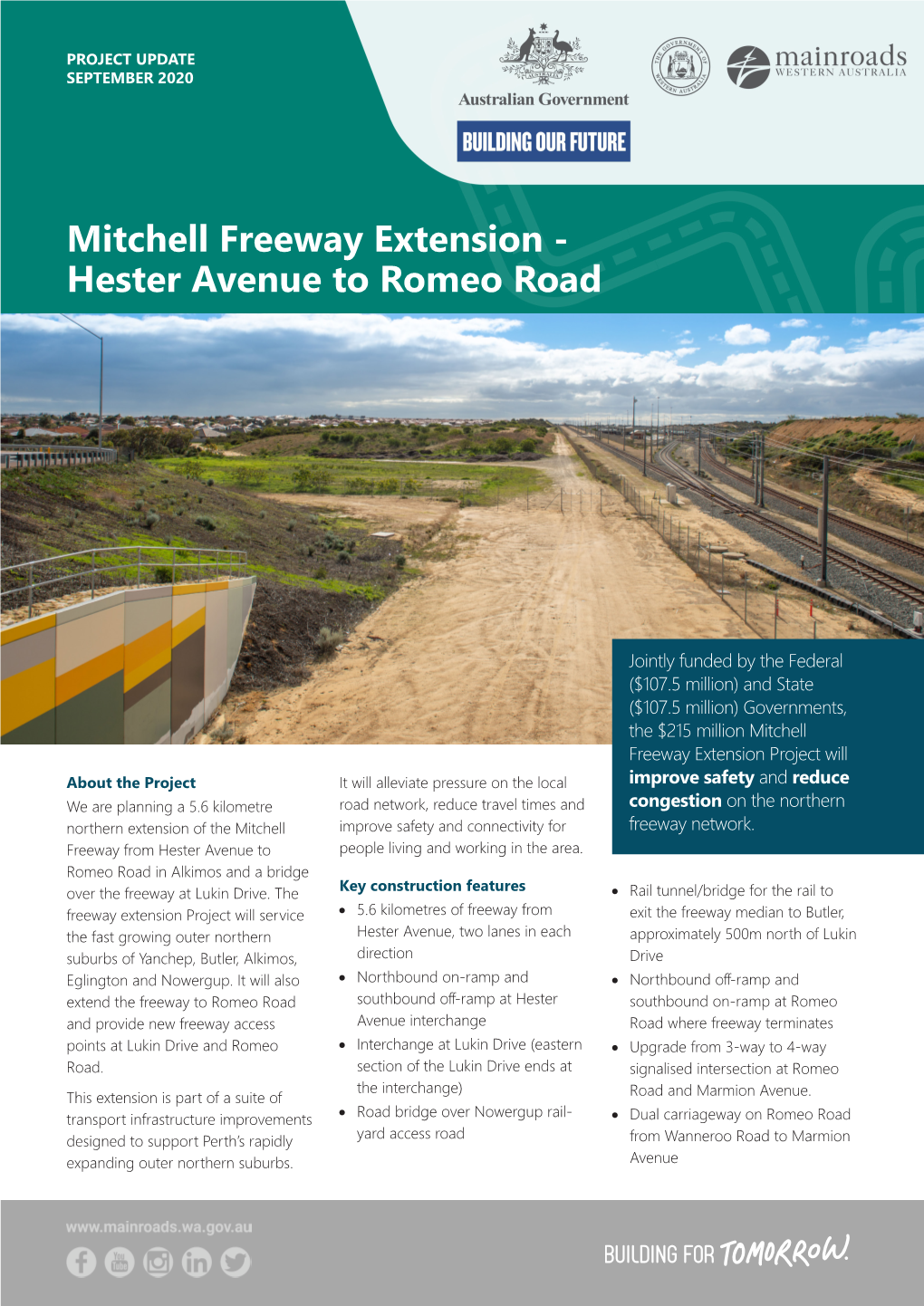 Mitchell Freeway Extension - Hester Avenue to Romeo Road