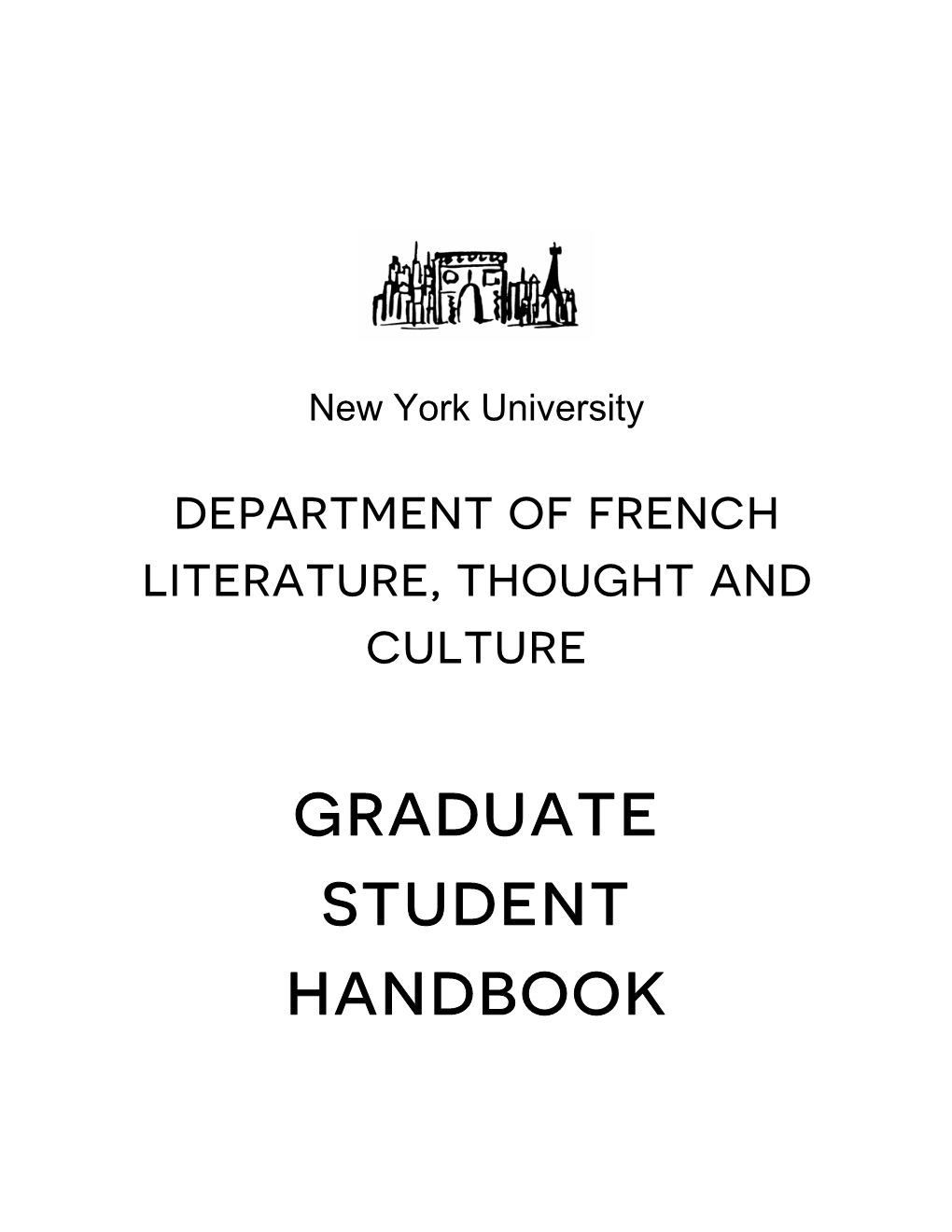 Department of French Literature, Thought and Culture