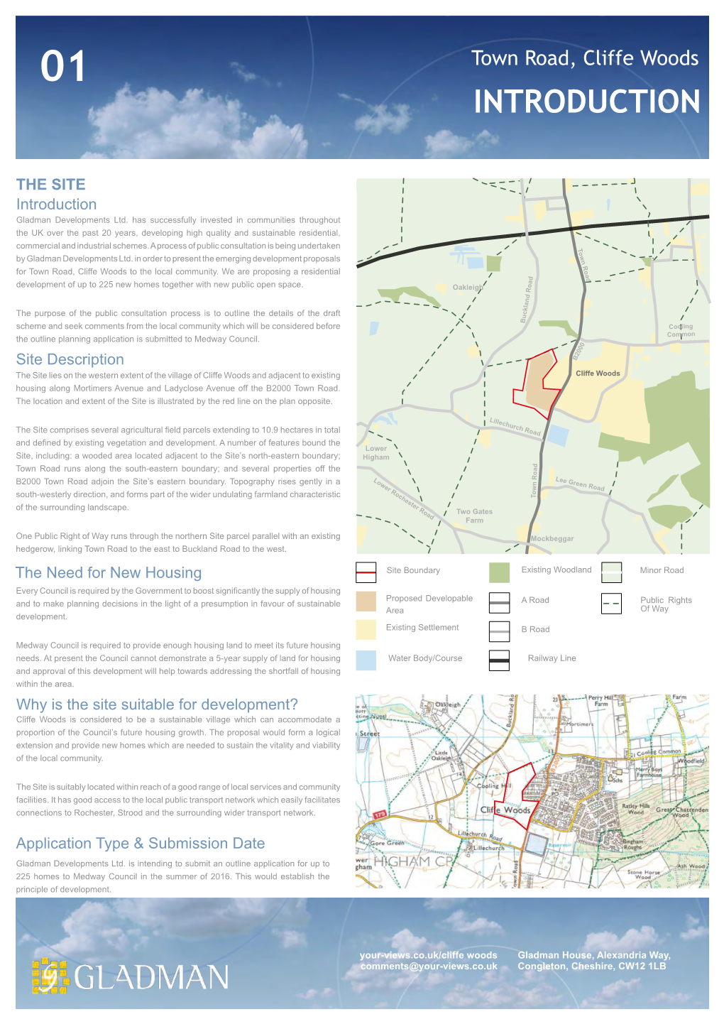 Town Road, Cliffe Woods INTRODUCTION