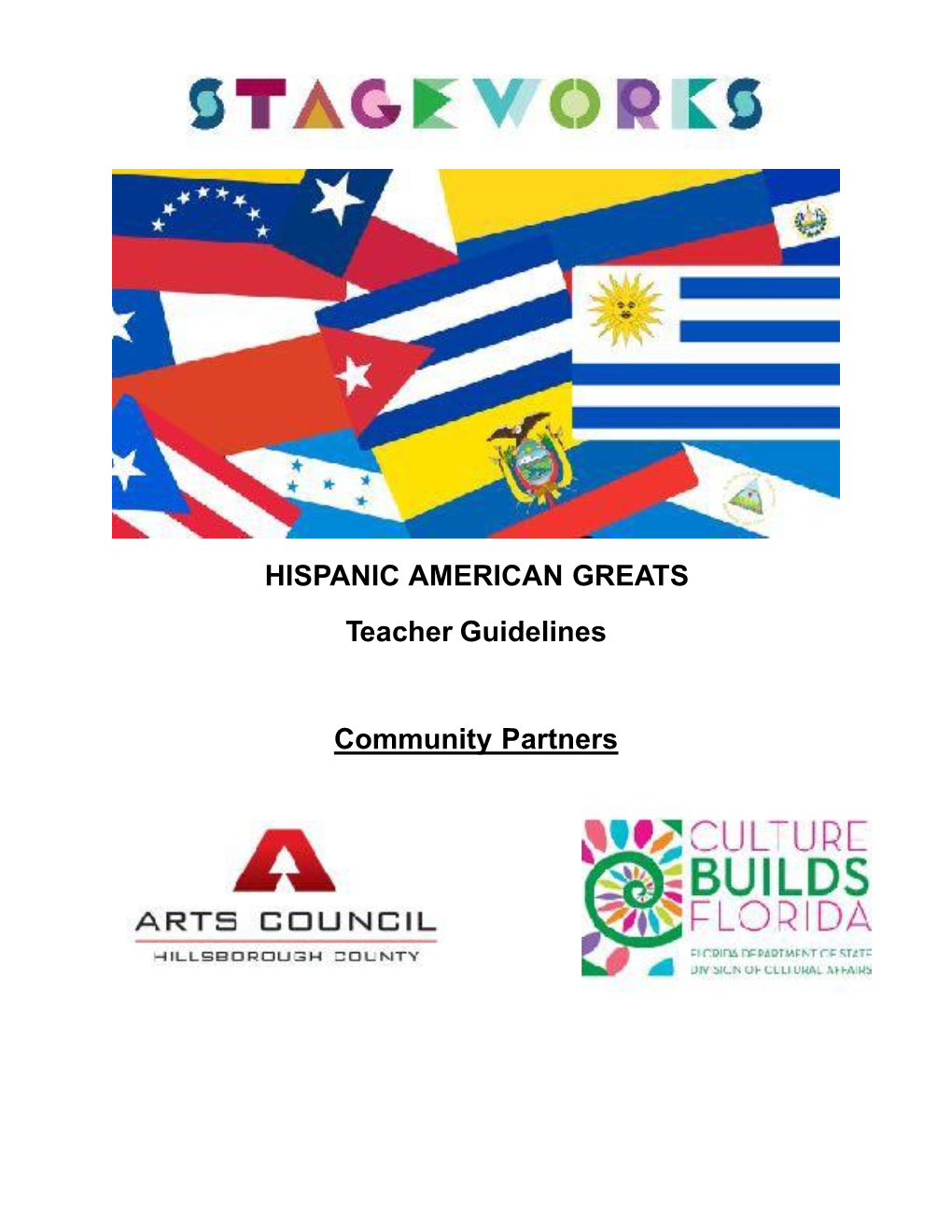 HISPANIC AMERICAN GREATS Teacher Guidelines Community