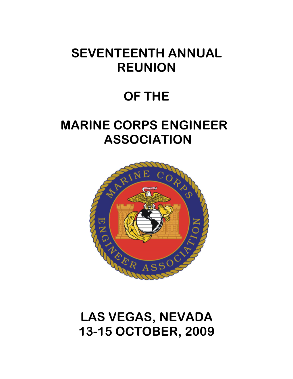 Seventeenth Annual Reunion of the Marine Corps