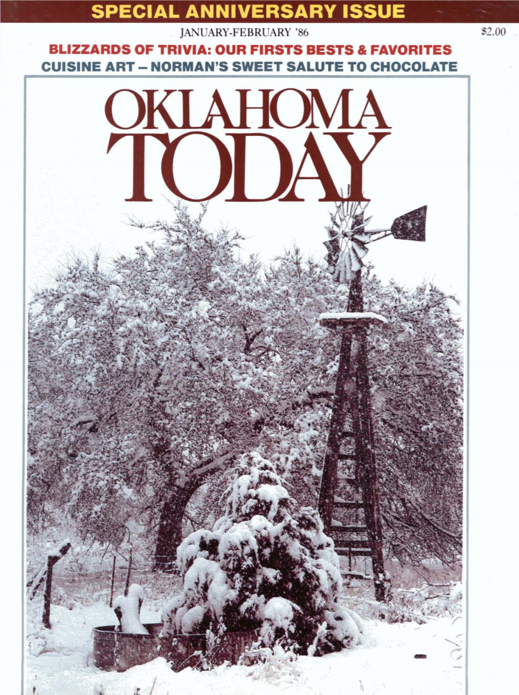 Oklahoma Today January-February 1986 Volume 36 No.1