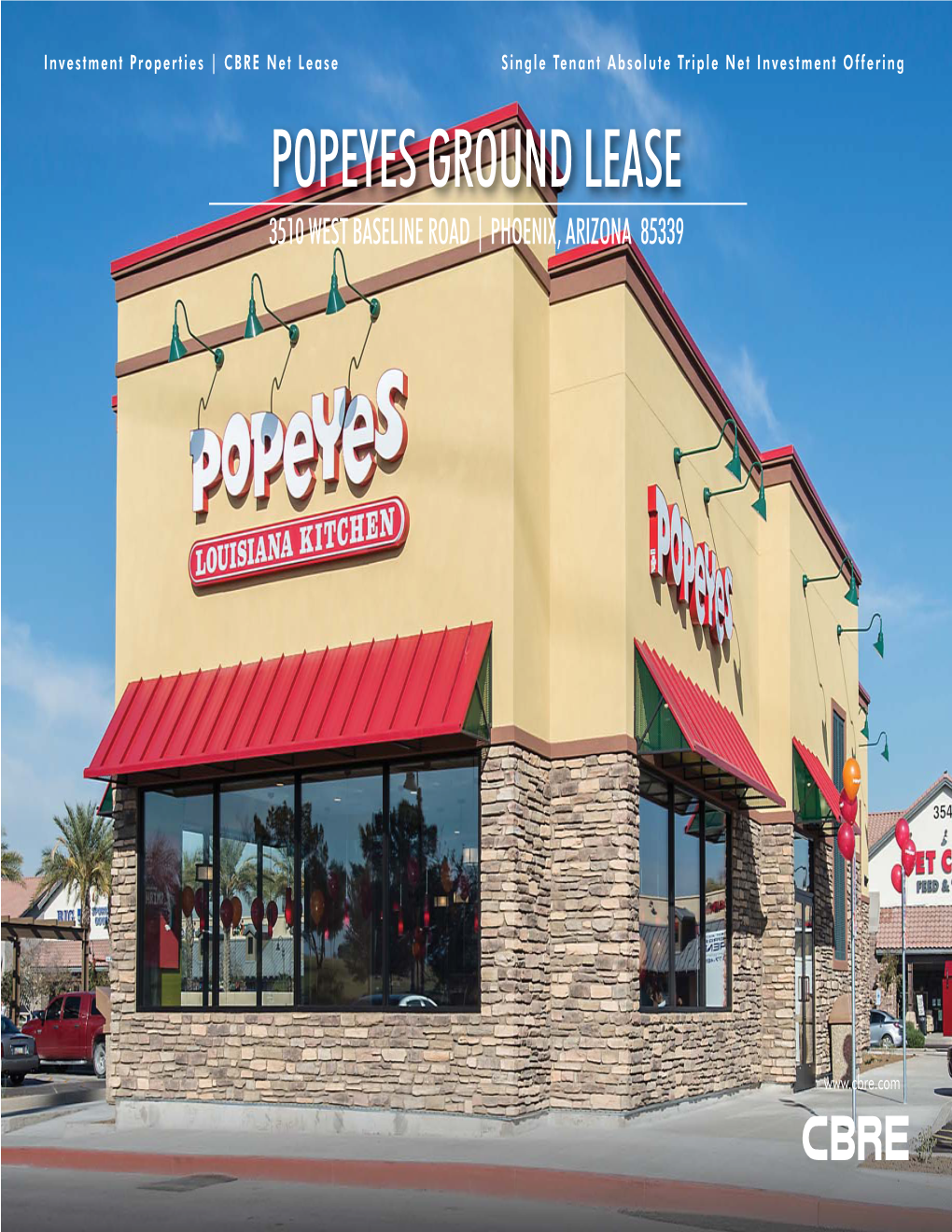 Popeyes Ground Lease 3510 West Baseline Road | Phoenix, Arizona 85339