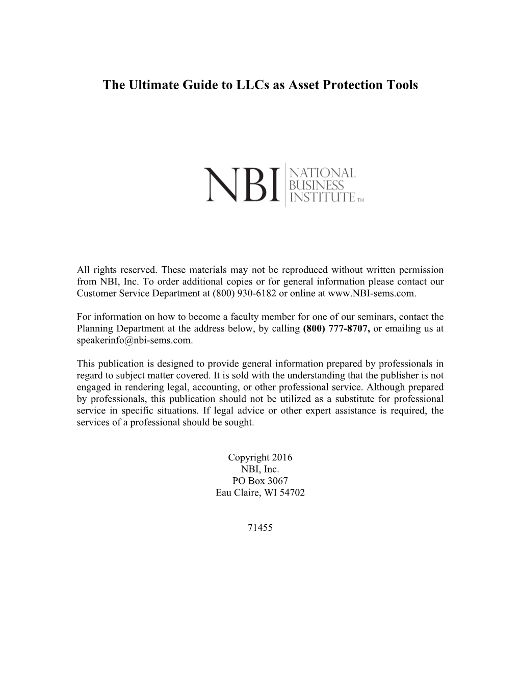 The Ultimate Guide to Llcs As Asset Protection Tools