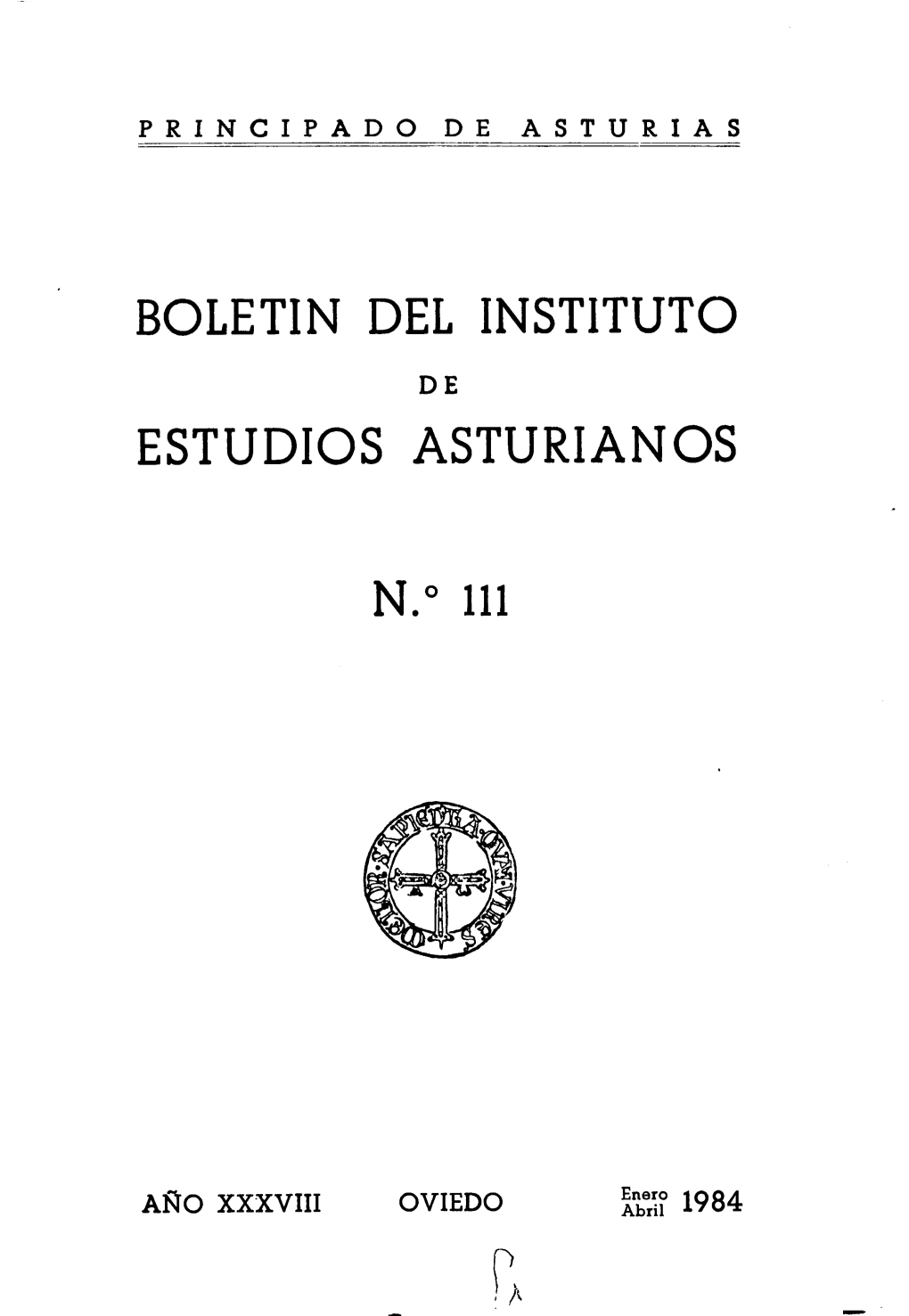 Boletin Del Instituto Estudios Asturianos N.°