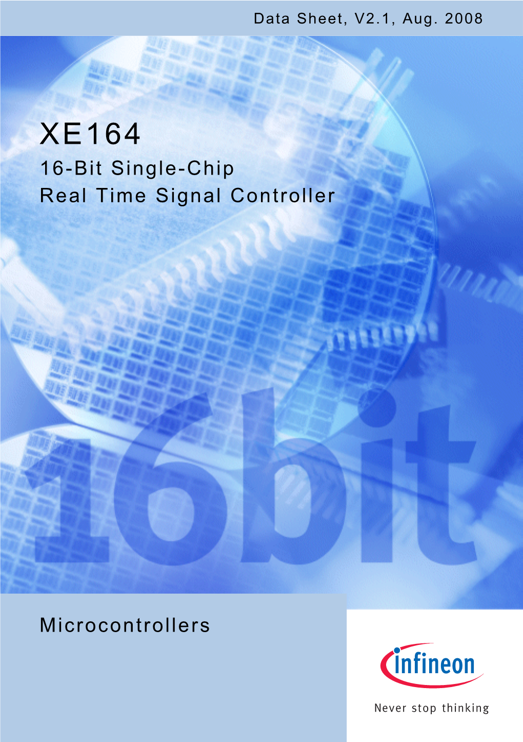 Microcontrollers 16-Bit Single-Chip Real Time Signal Controller