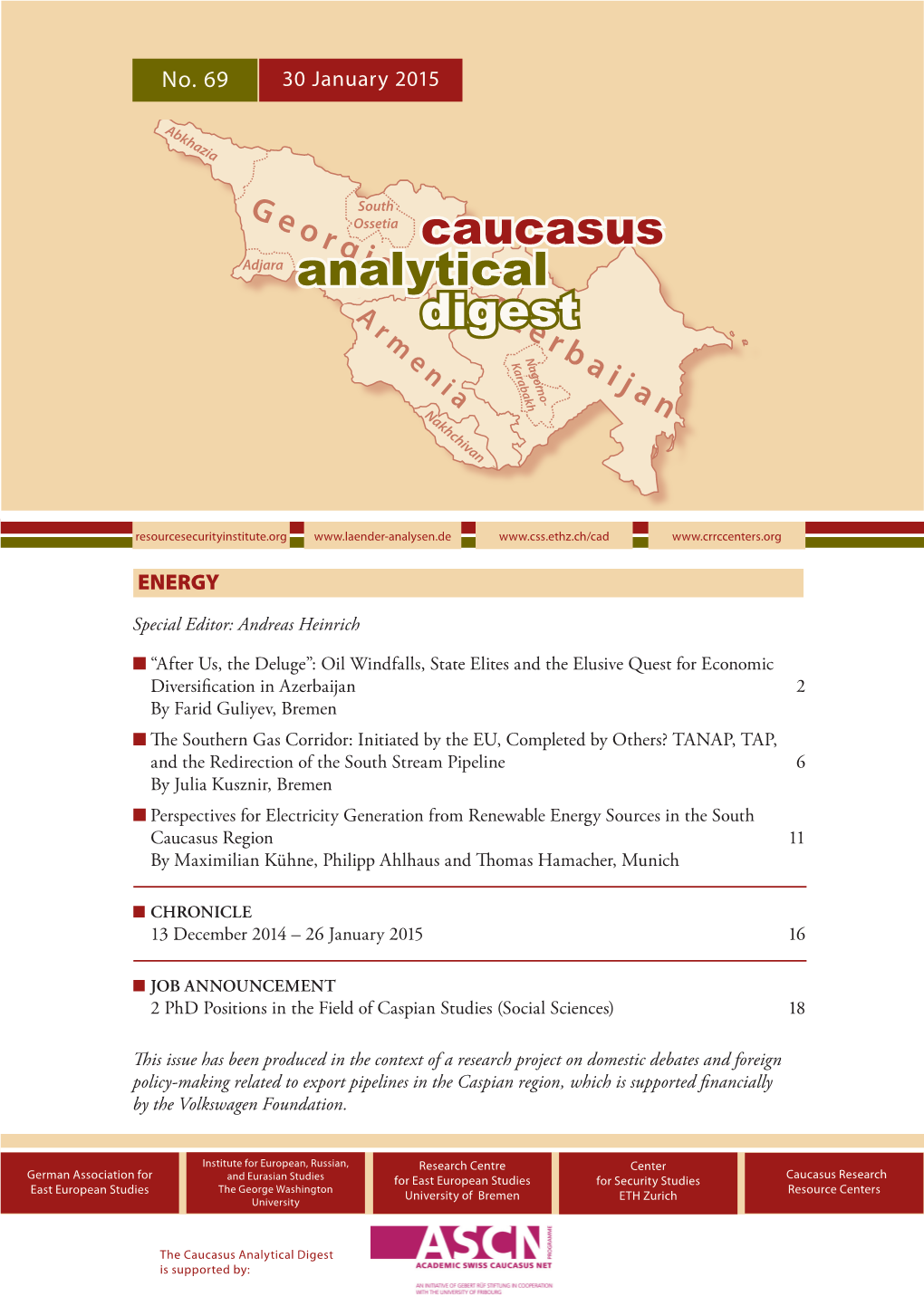 Analytical Digest Caucasus