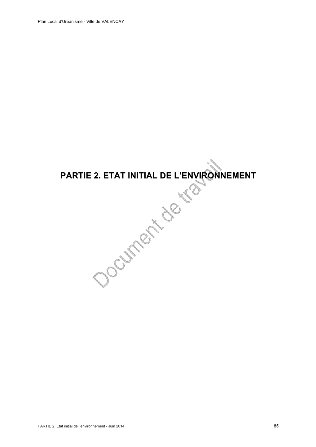 Partie 2. Etat Initial De L'environnement