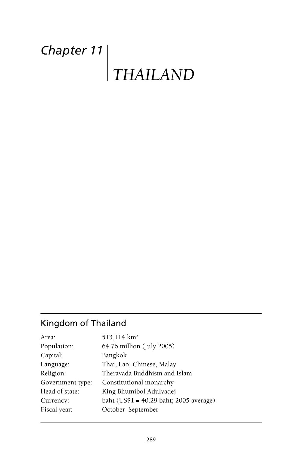 Chapter 11-Thailand the Second Thaksin Administration