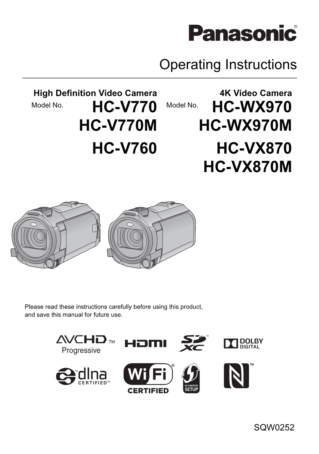 HC-V770 Model No