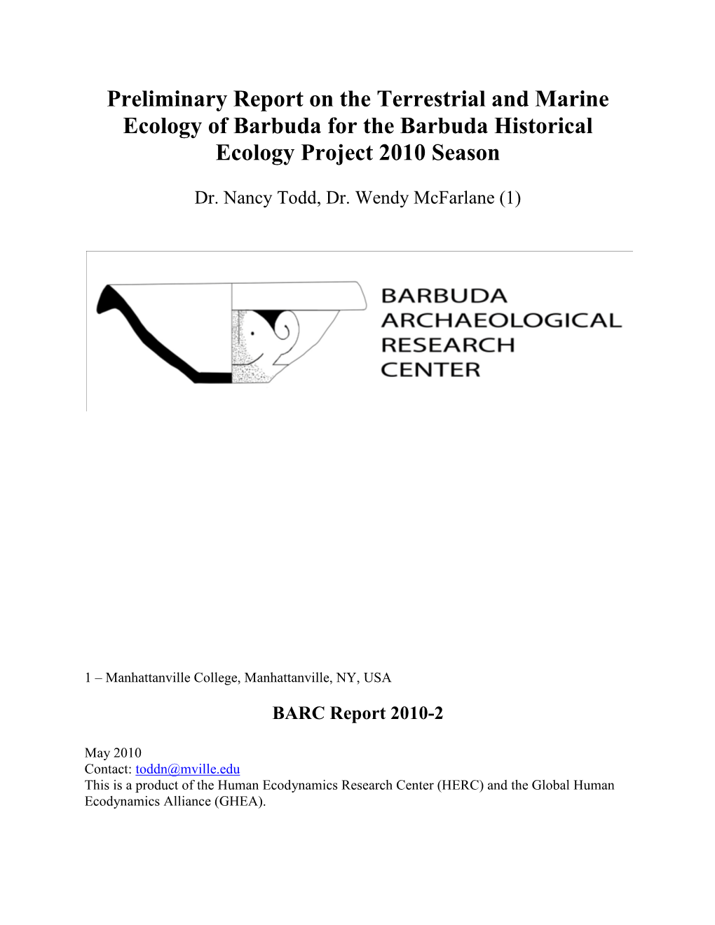 2 Ecology and Marine Biology Report