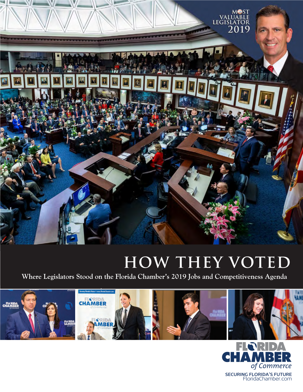 HOW THEY VOTED Where Legislators Stood on the Florida Chamber’S 2019 Jobs and Competitiveness Agenda