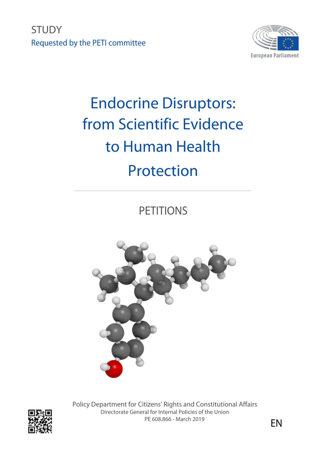 Endocrine Disruptors: from Scientific Evidence to Human Health Protection