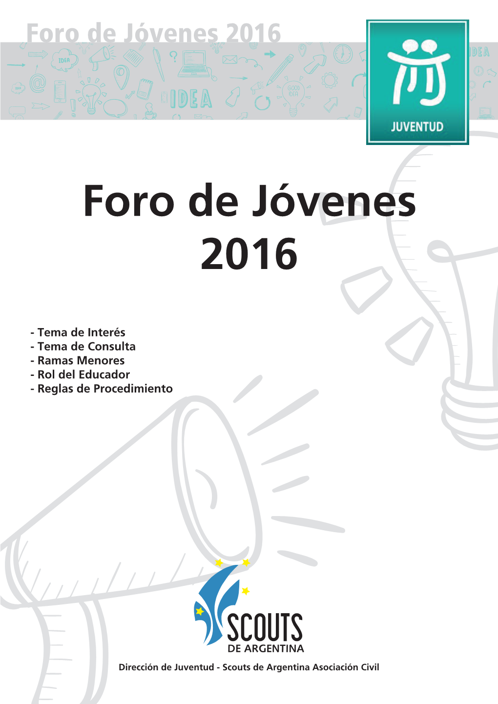 Foro De Jóvenes 2016