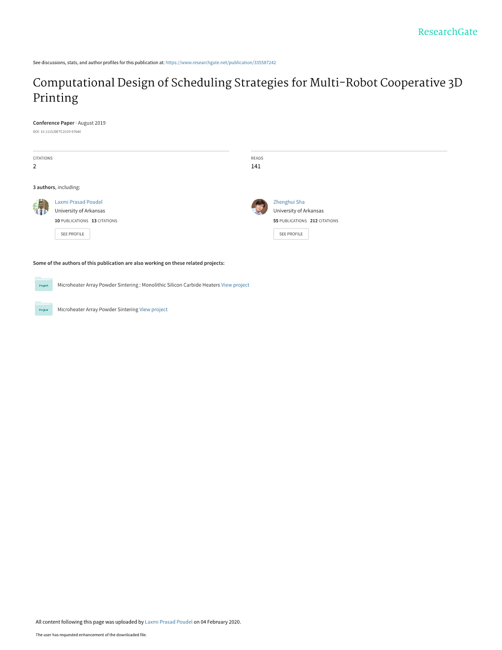 Computational Design of Scheduling Strategies for Multi-Robot Cooperative 3D Printing