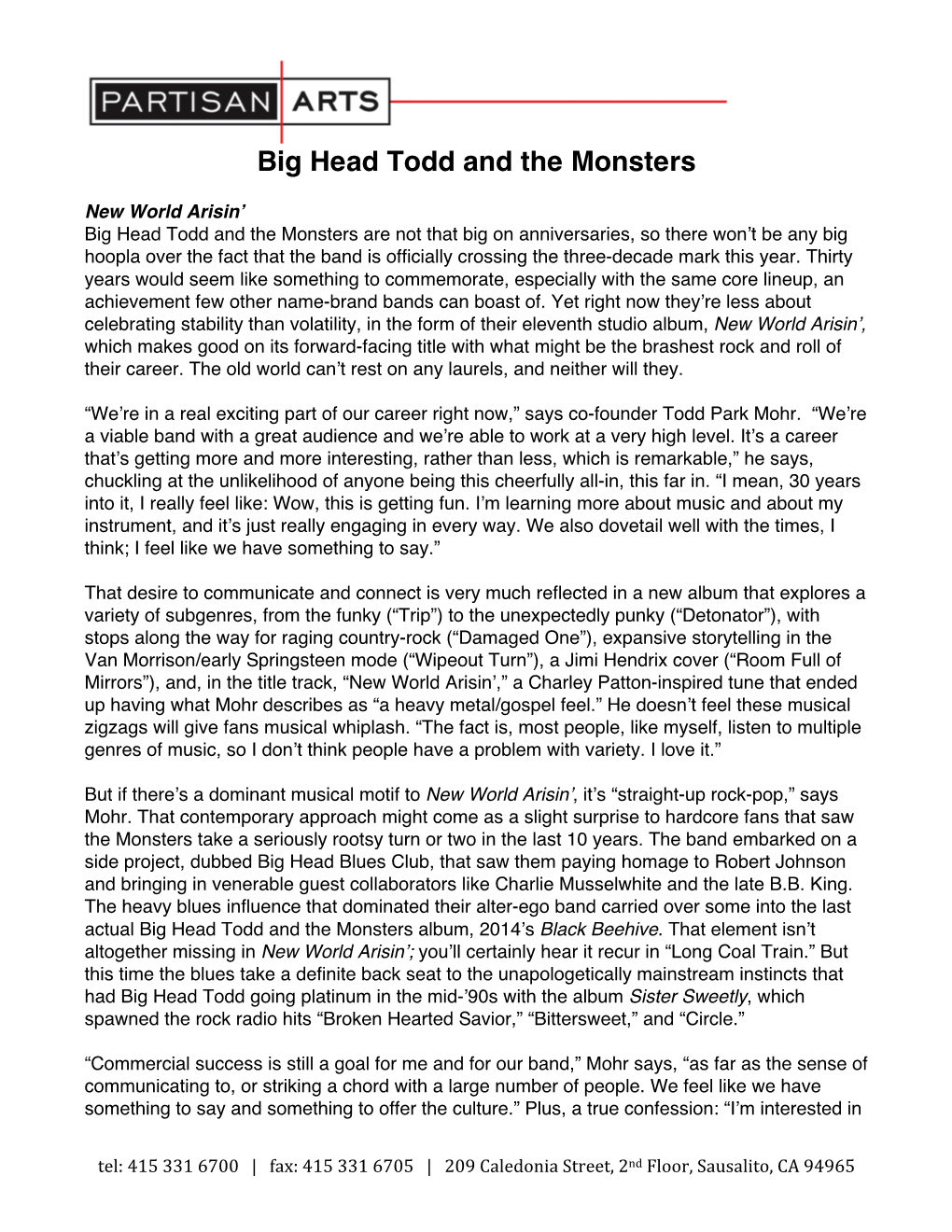 Big Head Todd and the Monsters