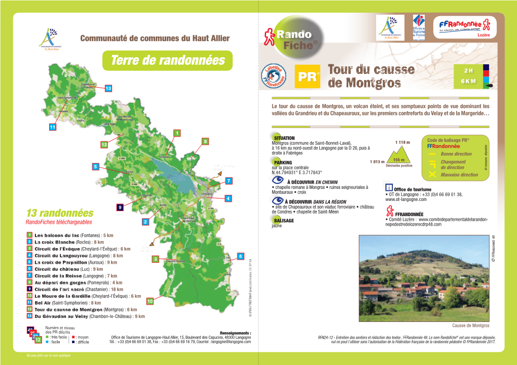 Tour Du Causse De Montgros