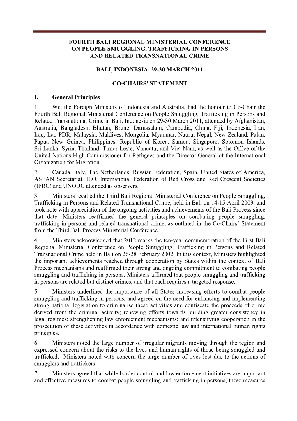 110330 FINAL Ministerial Co-Chairs Statement BRMC IV-1