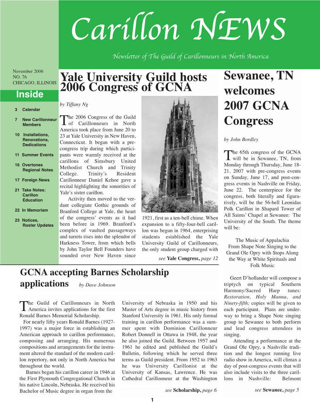 Carillon News No. 76