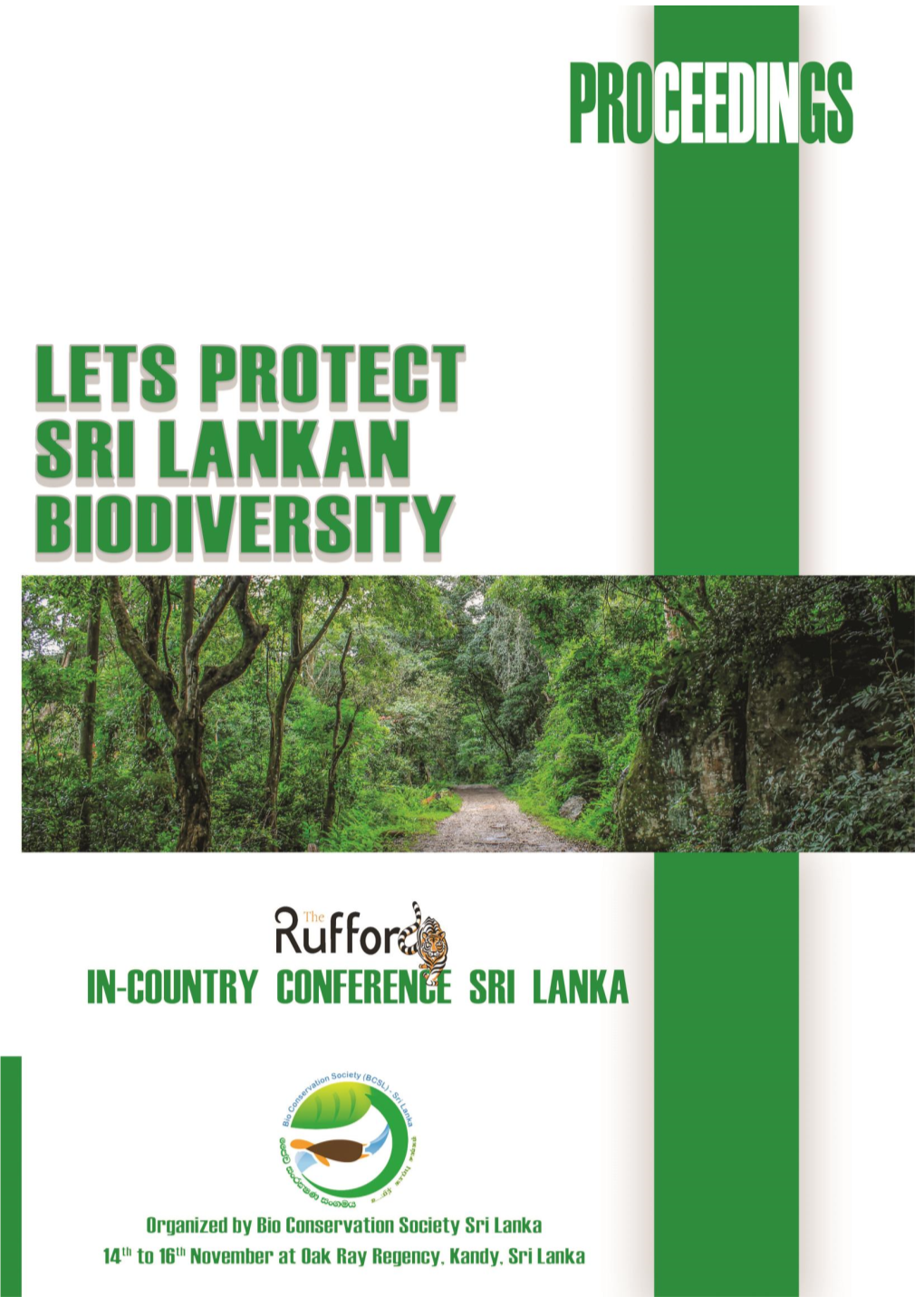 The Rufford In-Country Conference - Sri Lanka I PROCEEDINGS