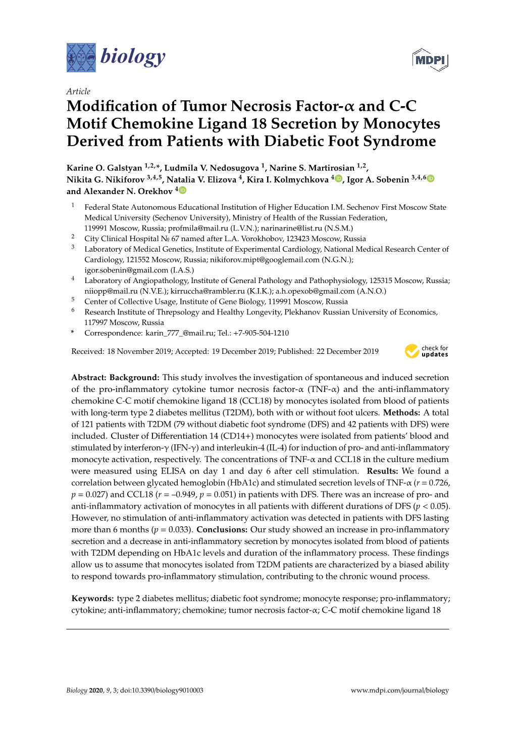 And CC Motif Chemokine Ligand 18 Secretion by Monocytes Derived