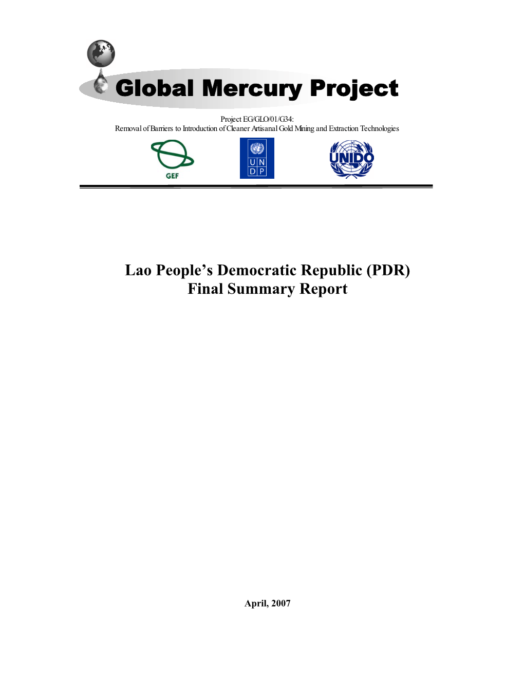 Lao PDR Final Report