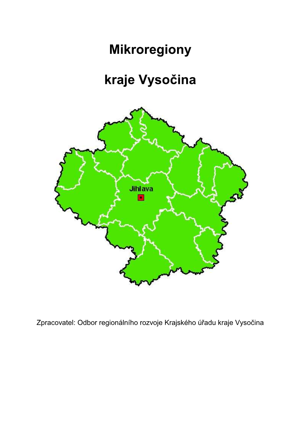 Mikroregiony Kraje Vysočina
