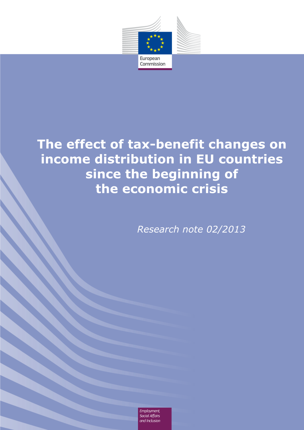 The Effect of Tax-Benefit Changes on Income Distribution in Eu Countries Since the Beginning of the Economic Crisis