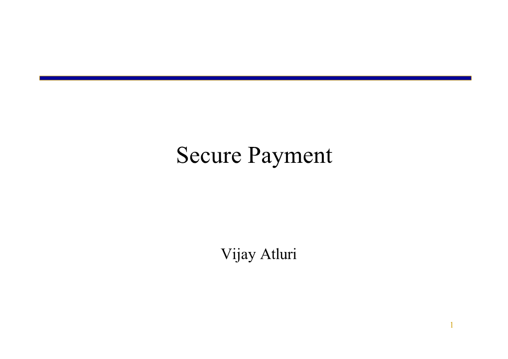 Secure Payment