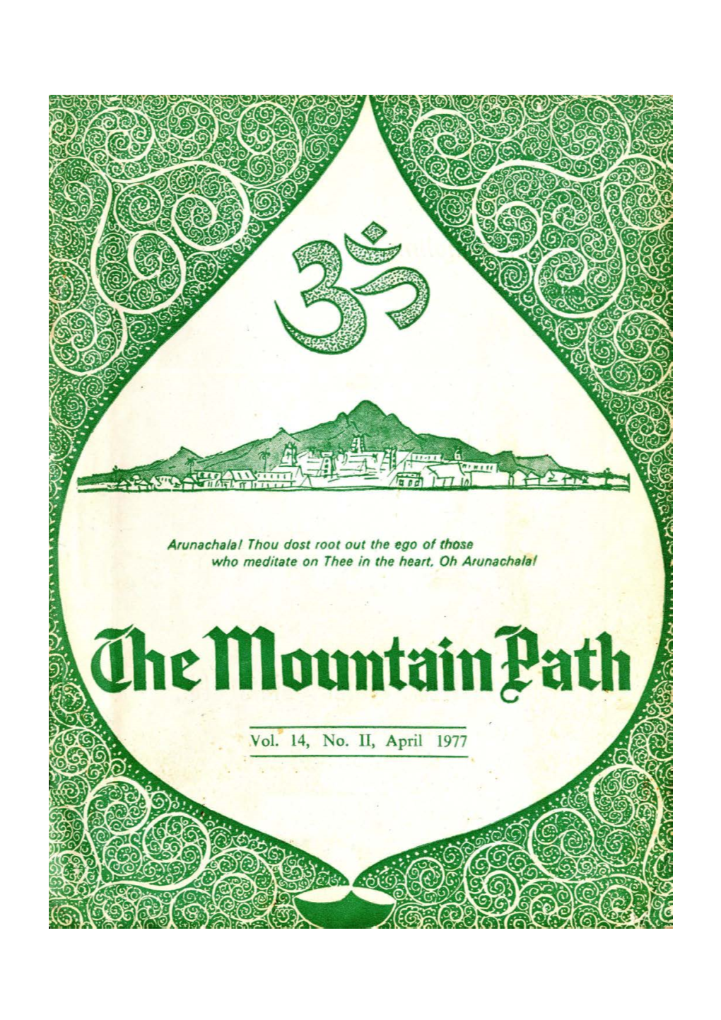 The Mountain Path, Sri Ramanas- — Editor