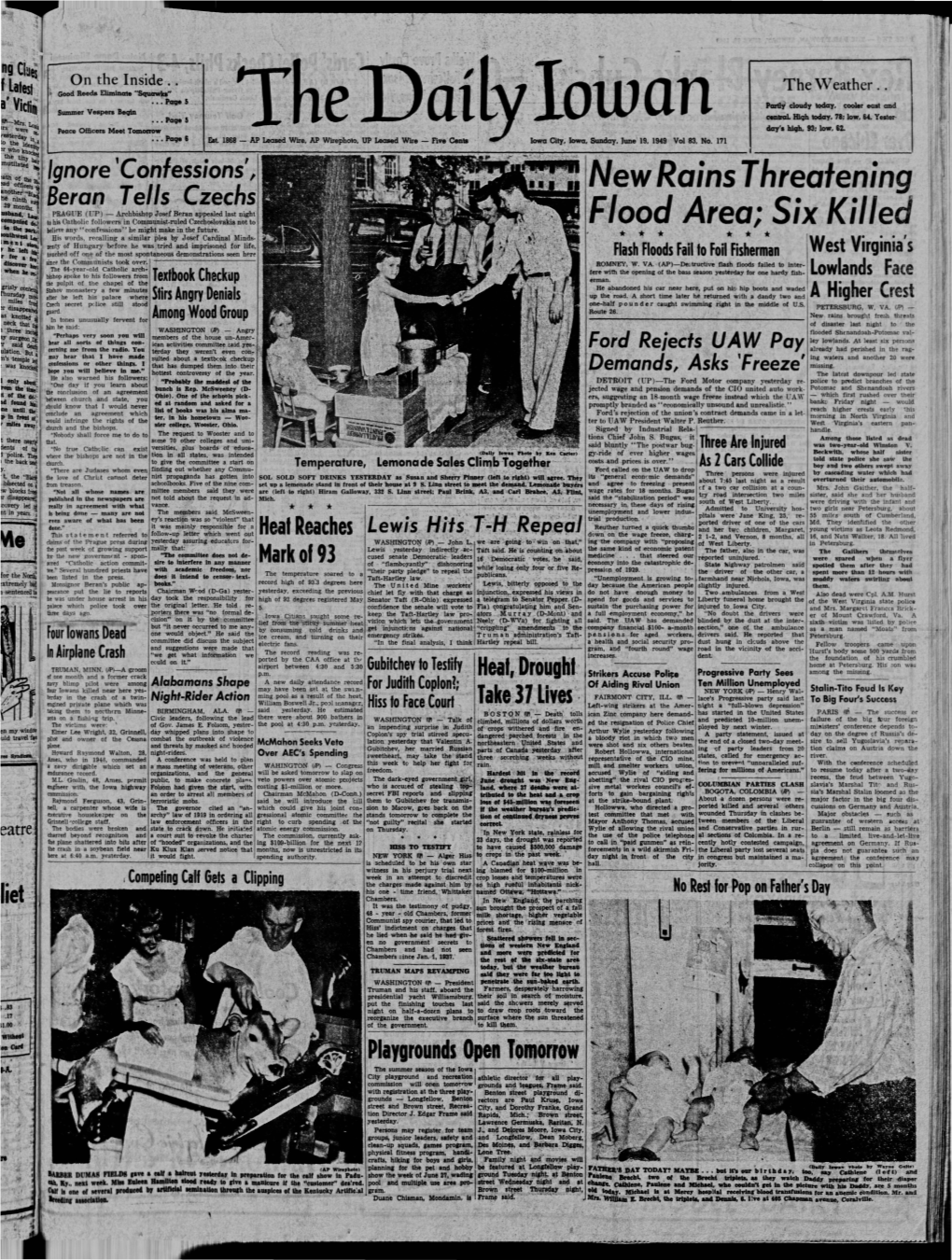 Daily Iowan (Iowa City, Iowa), 1949-06-19