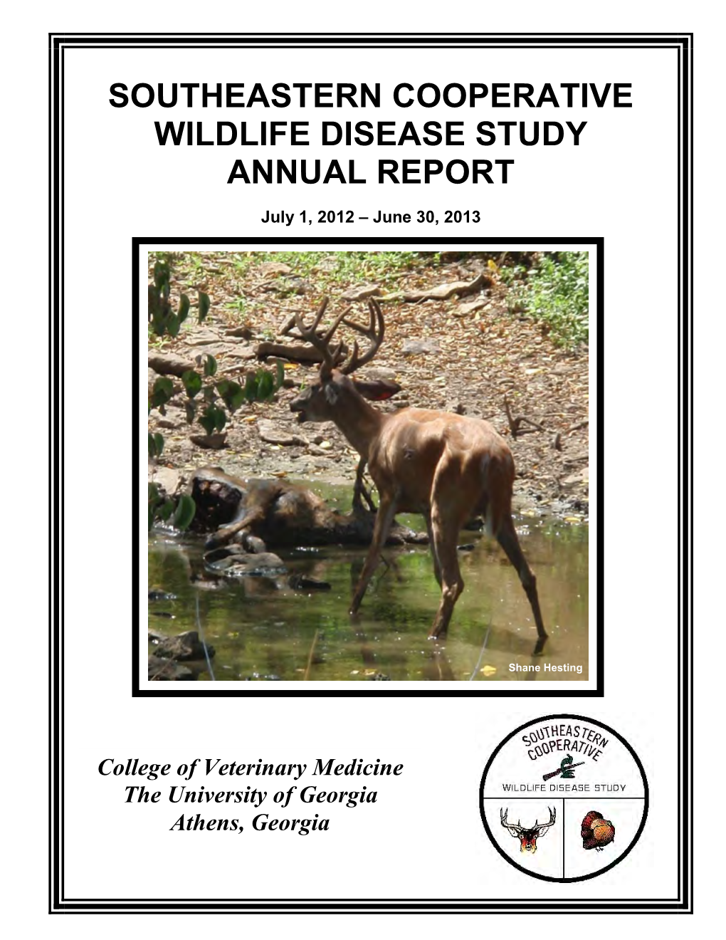 Southeastern Cooperative Wildlife Disease Study Annual Report