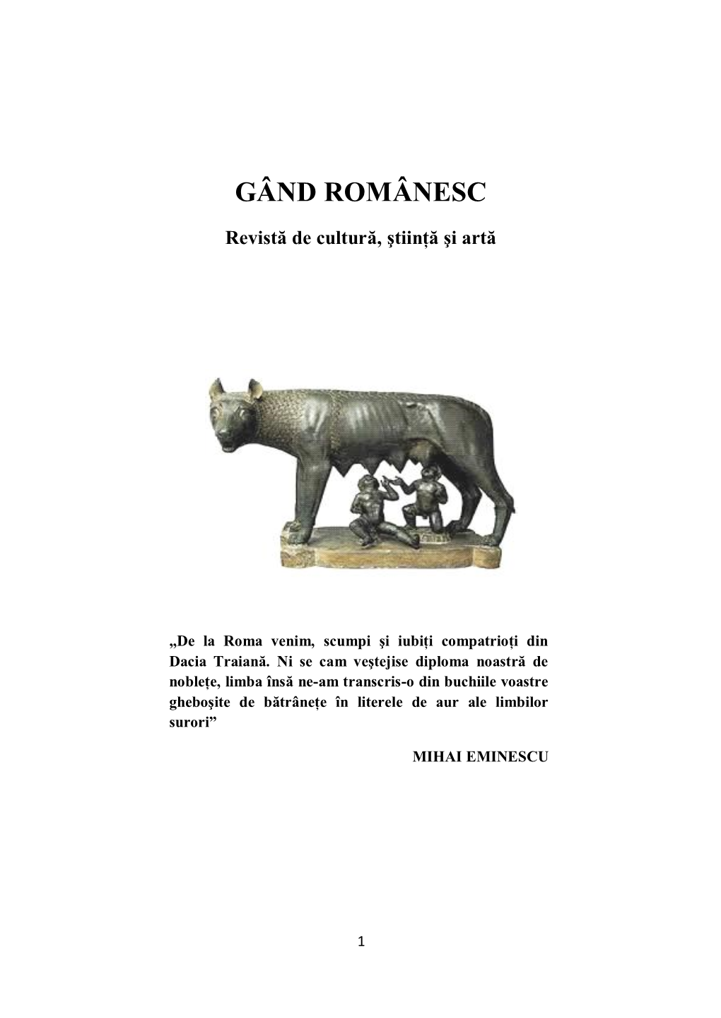 Revista Gând Românesc