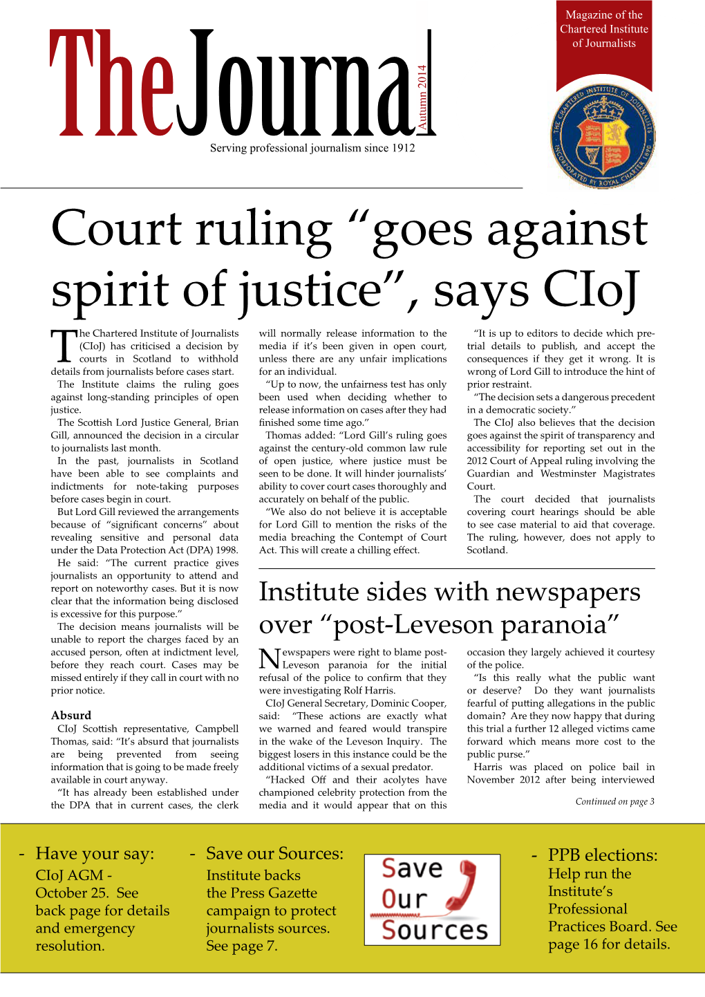 Court Ruling “Goes Against Spirit of Justice”, Says Cioj