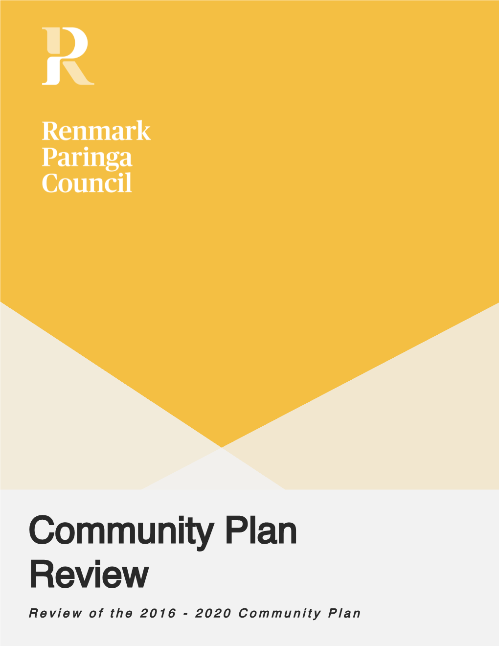Community Plan Review 2016-2020