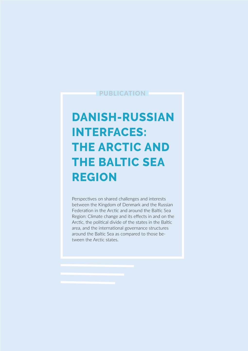 The Arctic and the Baltic Sea Region