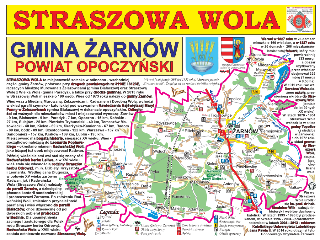 Mapa, Straszowa Wola