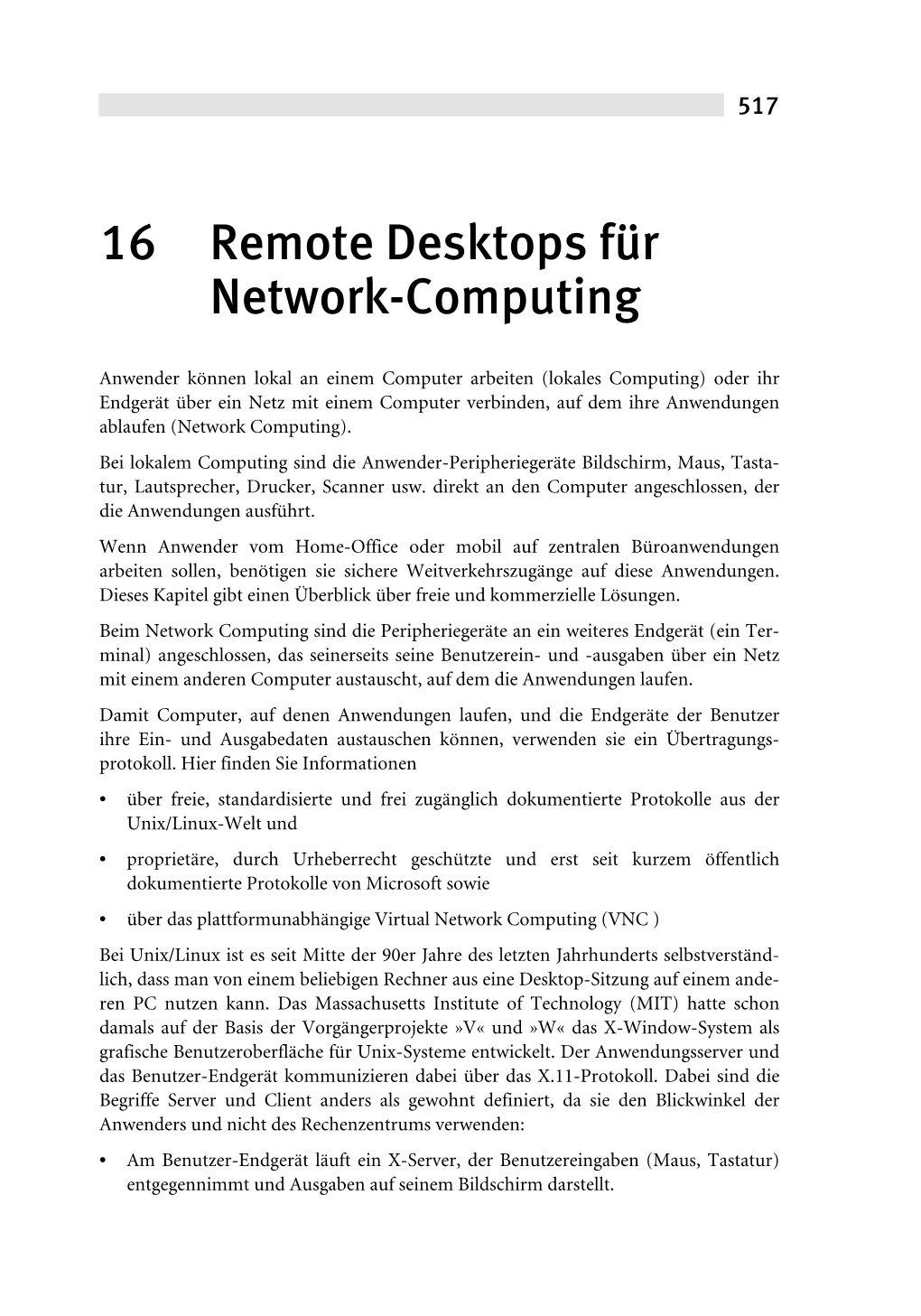 16 Remote Desktops Für Network-Computing