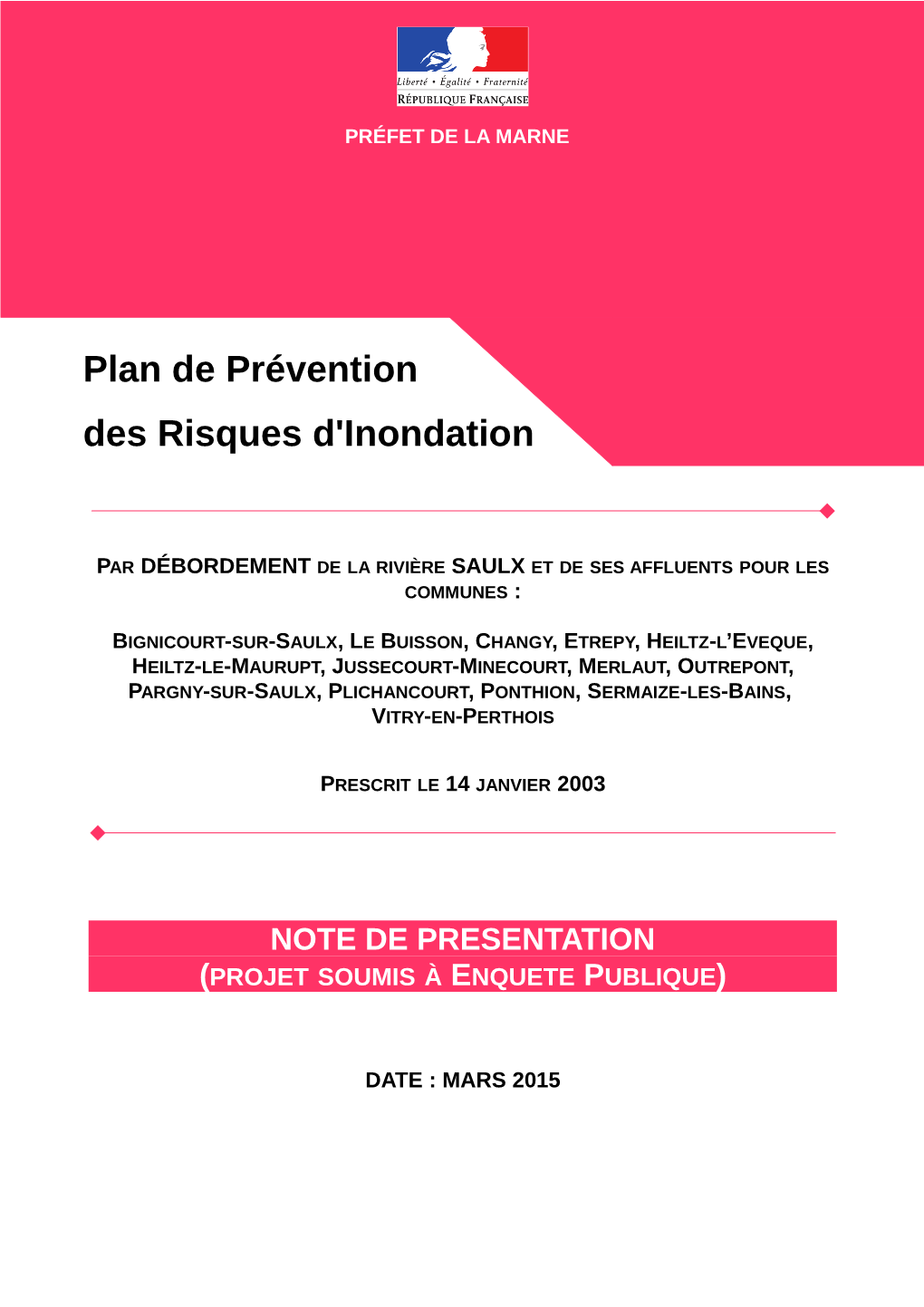 Plan De Prévention Des Risques D'inondation