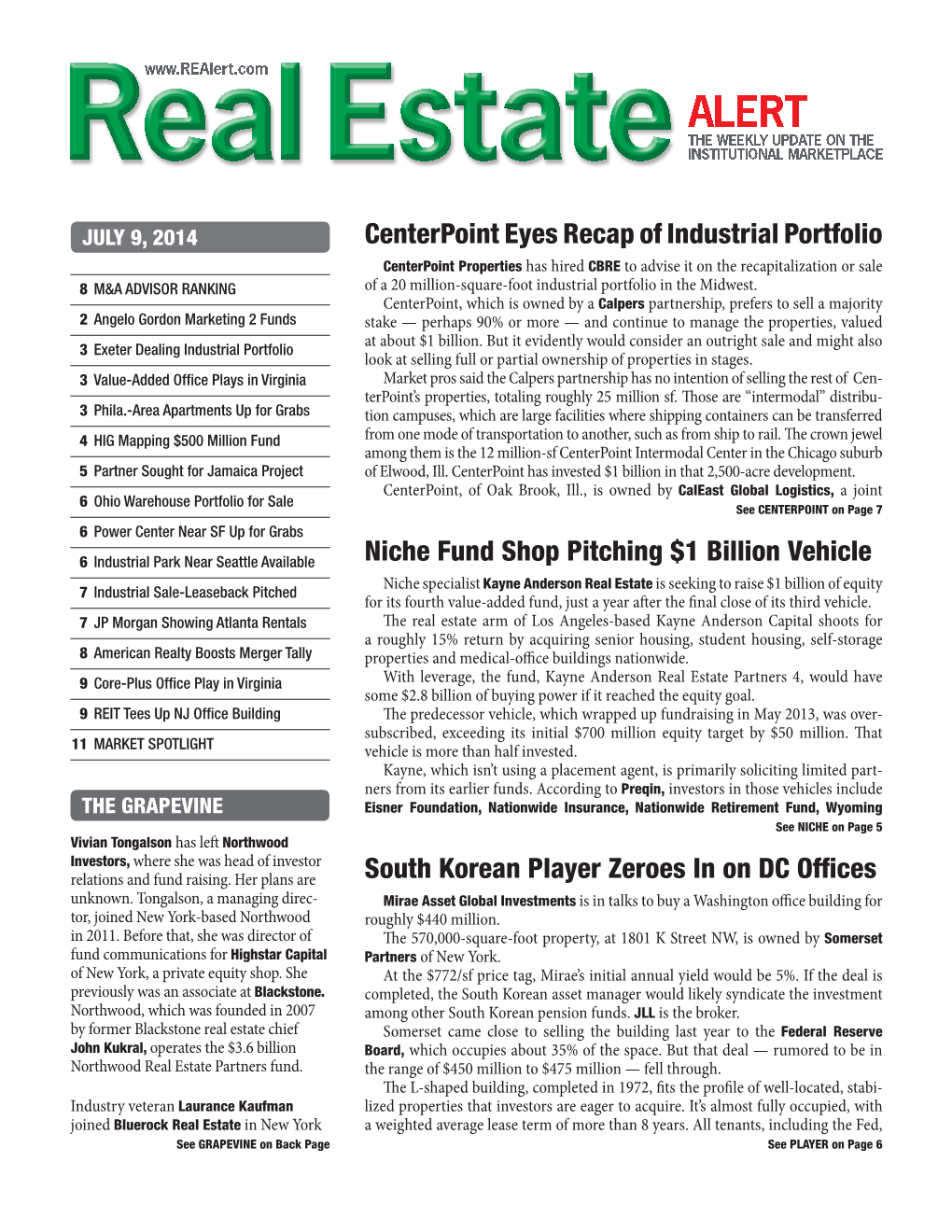 Real Estate Alert’S Logo — an Ideal the 14-Story Building, Completed in 1986, Has a Marble Addition to Your Marketing Materials