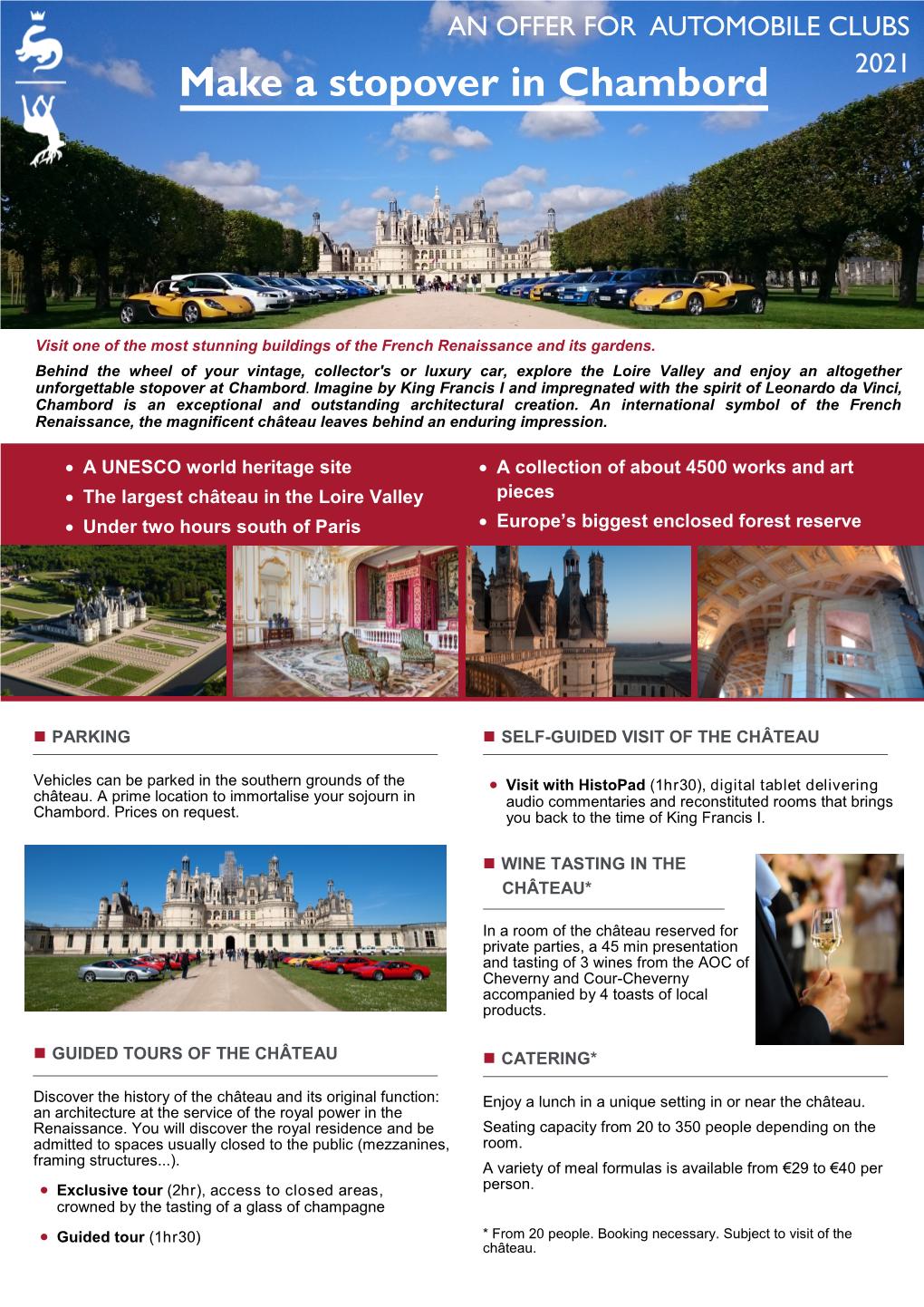 Make a Stopover in Chambord 2021