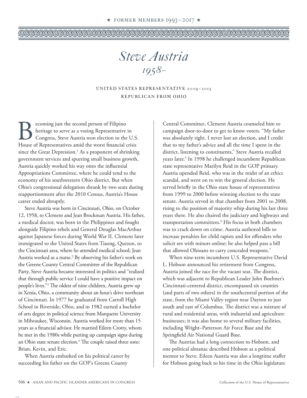 Steve Austria 1958–