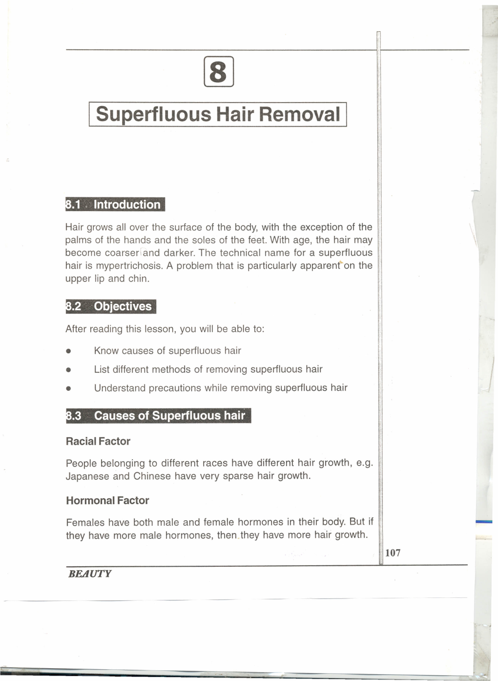 I Superfluous Hair Removal I