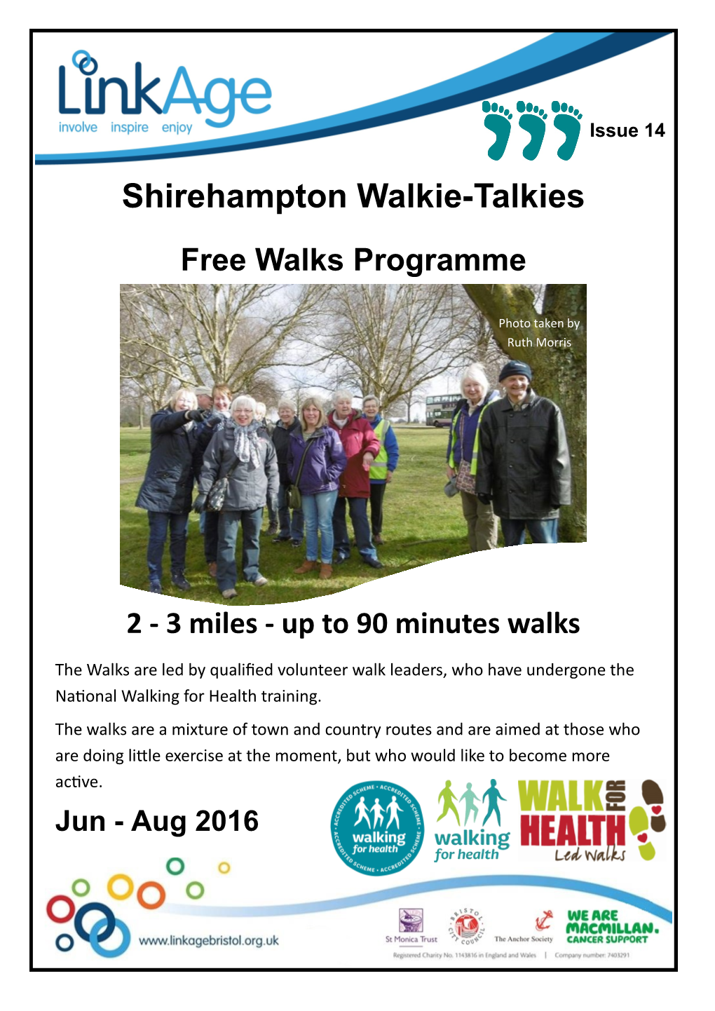 Shirehampton Walkie-Talkies Free Walks Programme