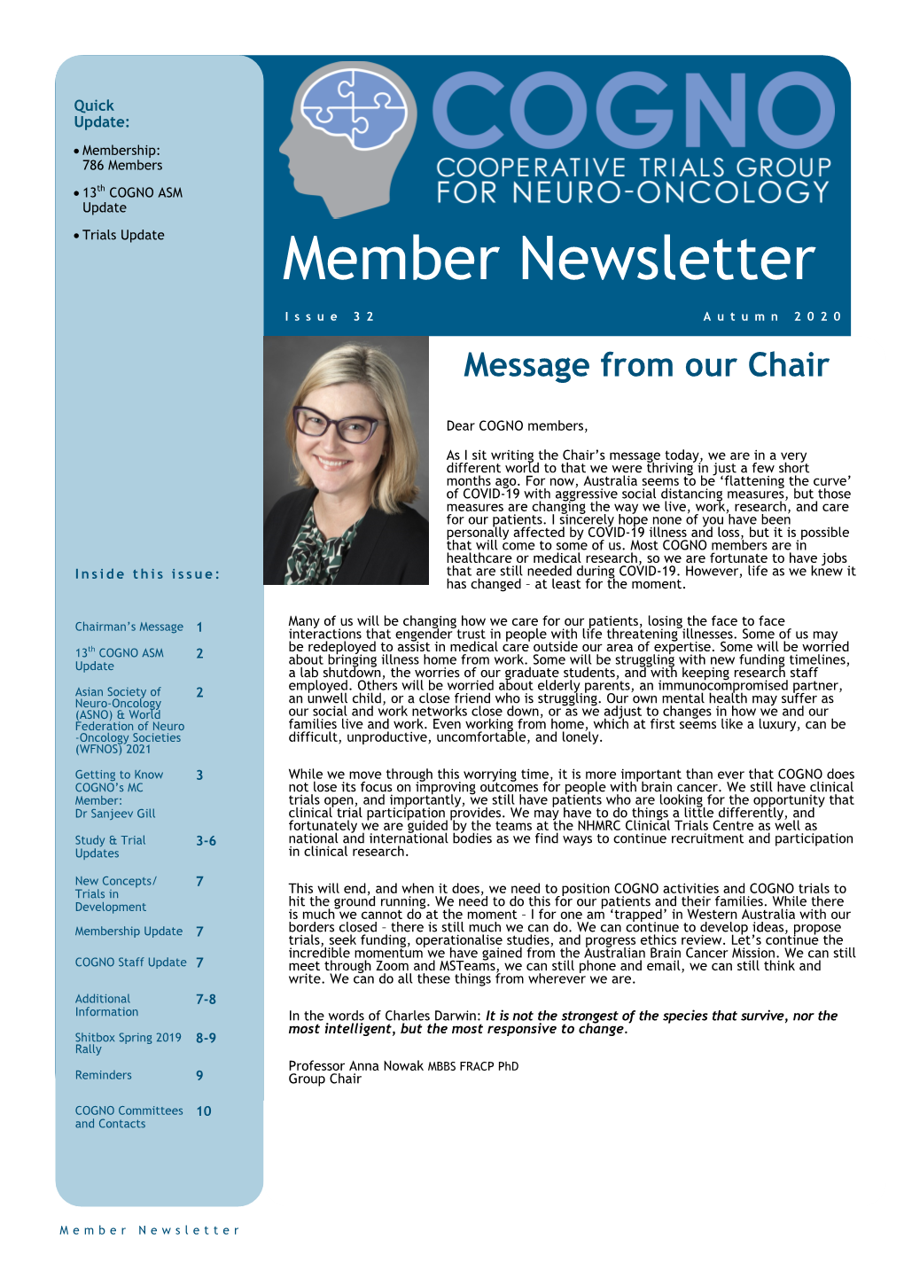 Member Newsletter