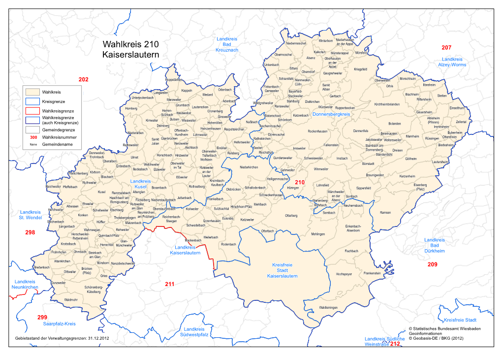 Wahlkreis 210 Kaiserslautern